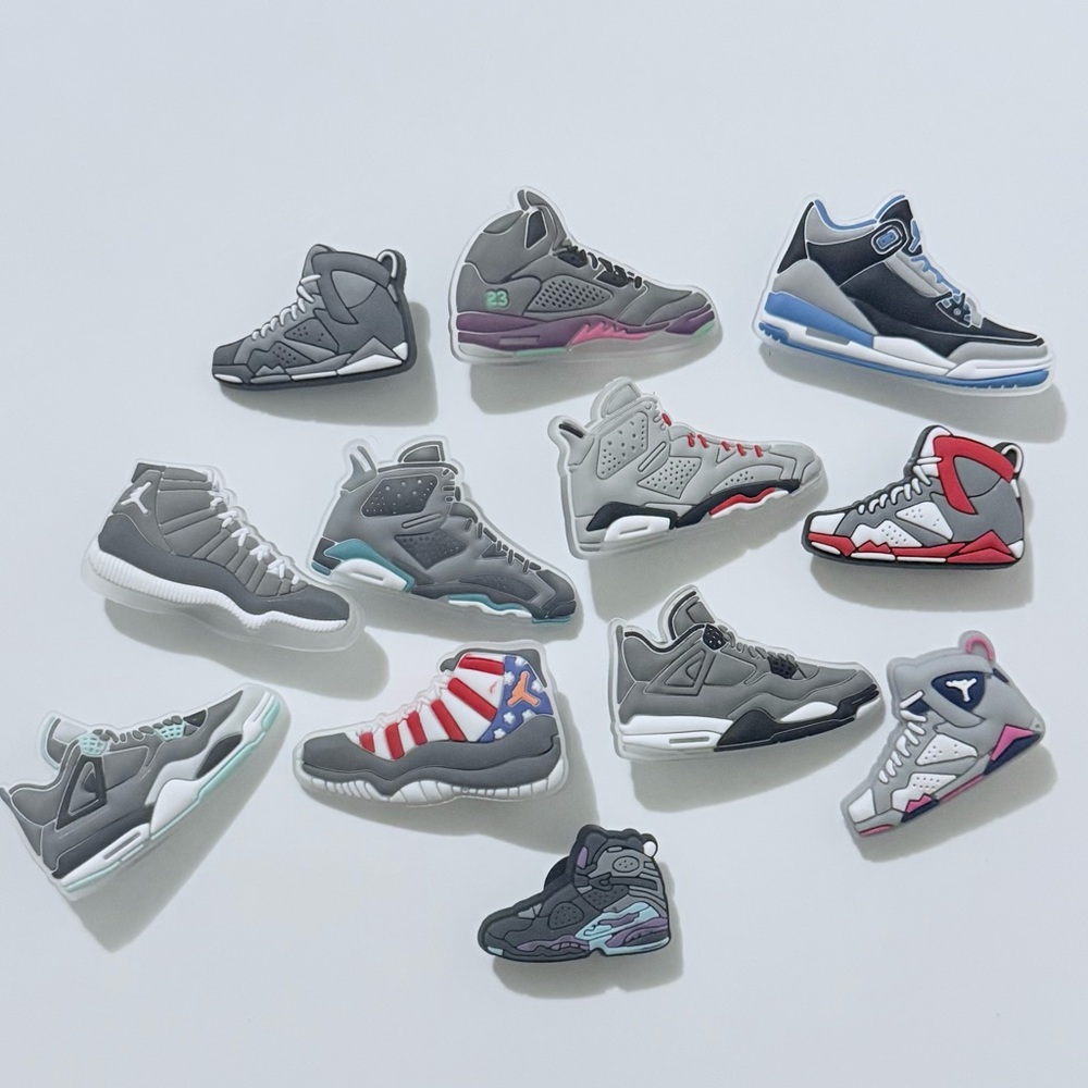 12 Sneaker Croc Charms Jibbit Shoe Charm Disney Croc Charms